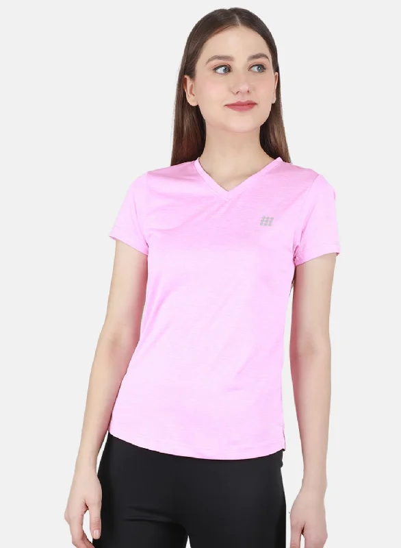 Women Pink Solid Top Women