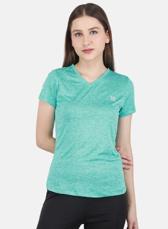 Women Sea Green Solid Top Vintage Women's 1970S 