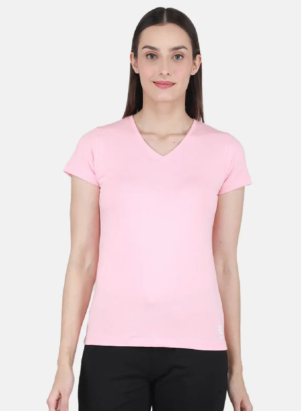 Rock-it Women Peach Solid Top Youthful Women's Anime - inspired