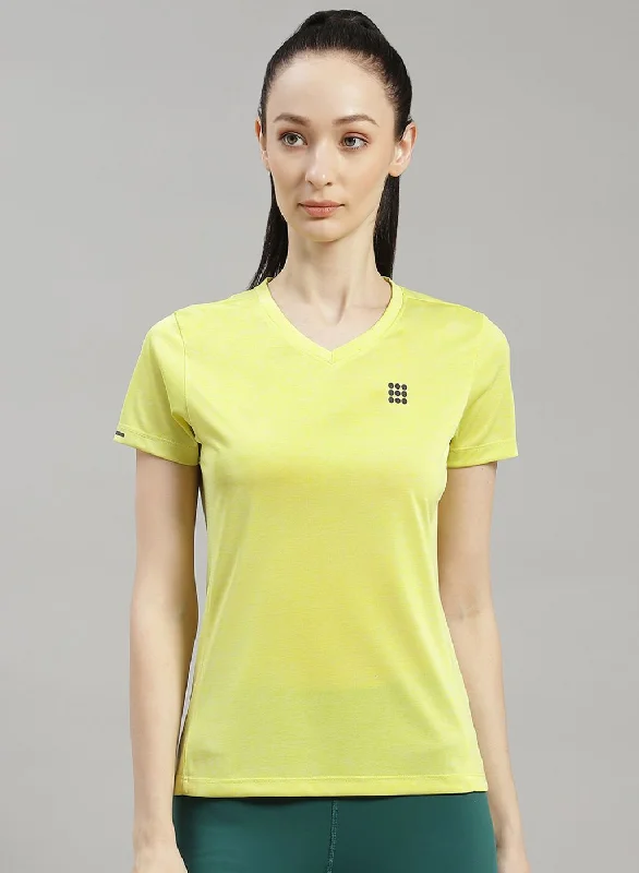 Women Green Solid Top Refined Women's 