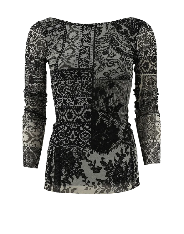 Mosaic Reversible Top Classic Women's Tweed