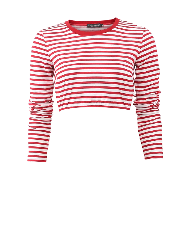 Striped Crop Top