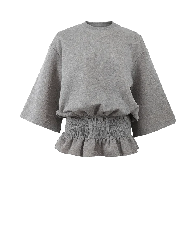Elastic Waist Sweatshirt Artistic Women's Avant - 