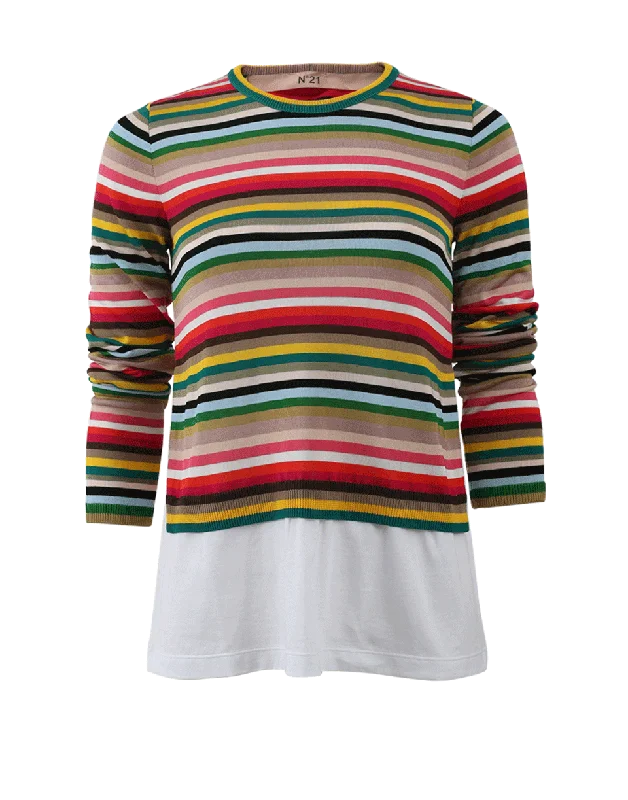 Striped Sweater Contemporary 
