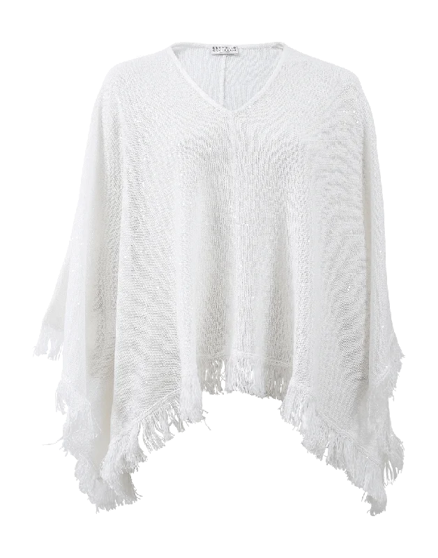 Fringe Bottom Poncho