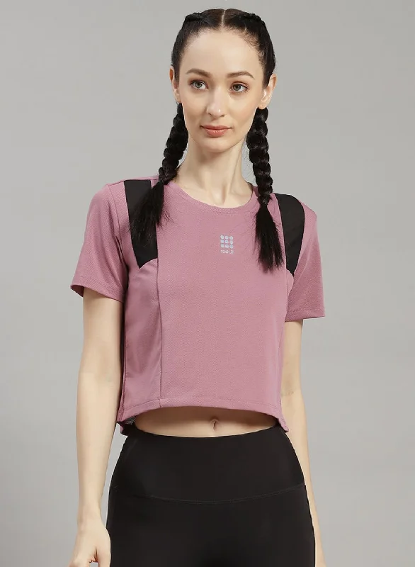 Women Purple Solid Top purpose