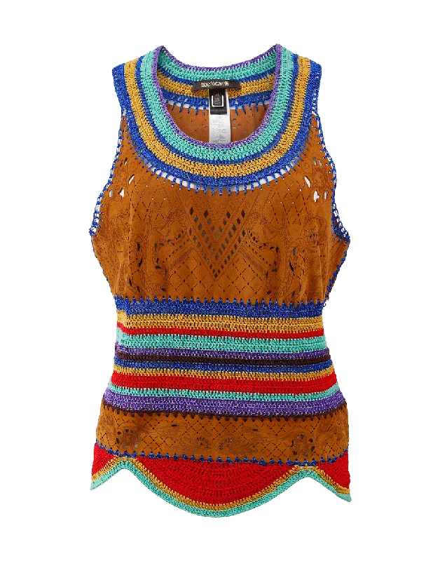 Suede Knit Tank Top Business