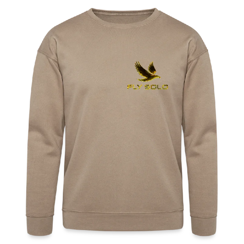 Outspoken Designs 03-01 "Fly Solo" Designer Bella + Canvas Drop Shoulder Unisex Sweatshirt (6 colors) Laid - back Women's Vibe Outspoken Designs 03-01 "Fly Solo" Designer Bella + Canvas Drop Shoulder Unisex Sweatshirt (6 colors) Laid - back Women's Vibe