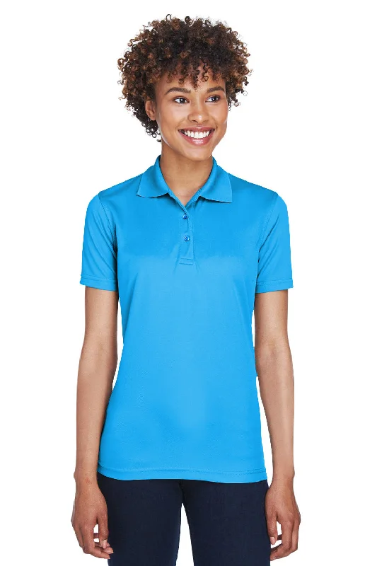 UltraClub Womens Cool & Dry Moisture Wicking Short Sleeve Polo Shirt - Coast Blue garde UltraClub Womens Cool & Dry Moisture Wicking Short Sleeve Polo Shirt - Coast Blue garde