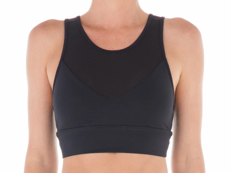 Black | Alana Crop Top Confident Women's High - fashion