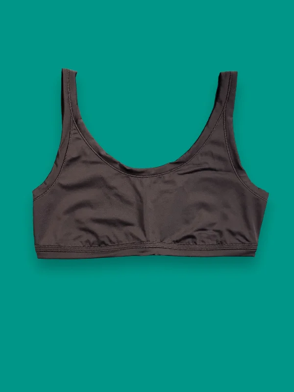 Swim Crop Black Polished Women's Silk