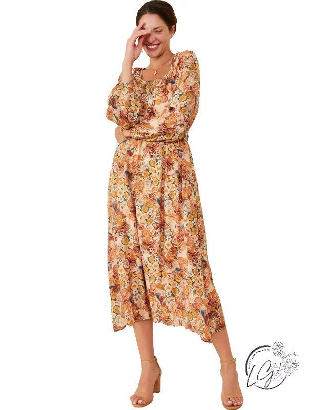 Your Heartbeat Midi Dress Cool Women's Distressed