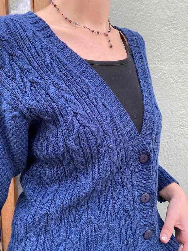 Flette Jacket by Hanne Falkenberg, No 4 knitting kit Tough Women's Military - inspired