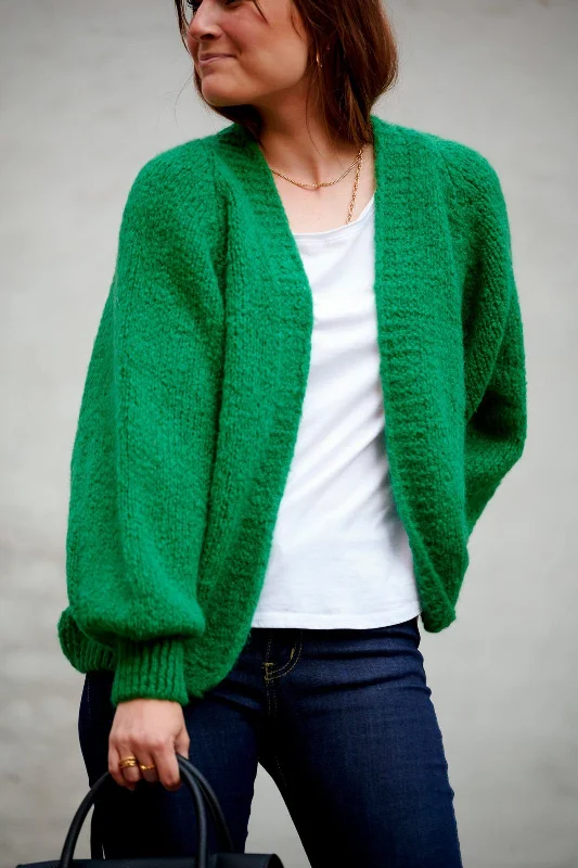 Noella - Fora Knit Cardigan - Green