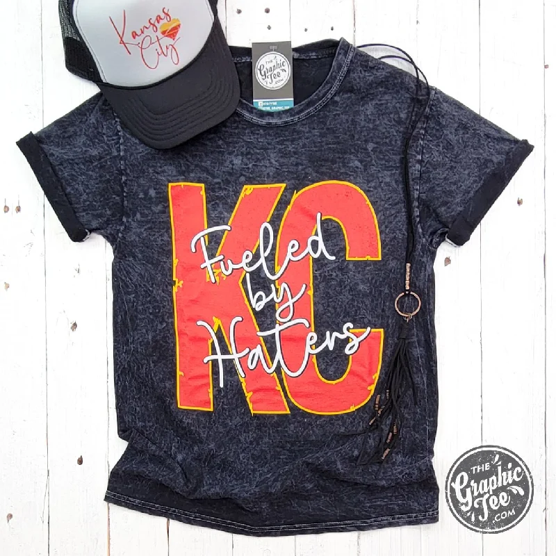 KC Fueled By Haters Mineral Wash Crew Neck Short Sleeve Tee purpose