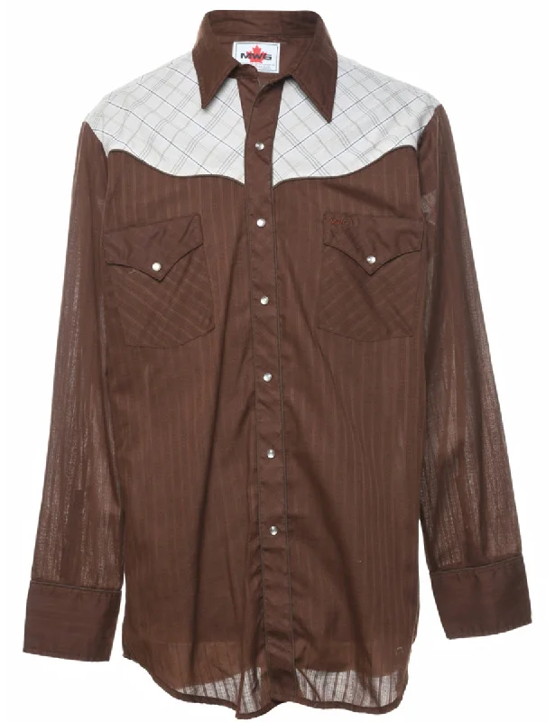 Classic Western Shirt - L Classic Women's Tweed
