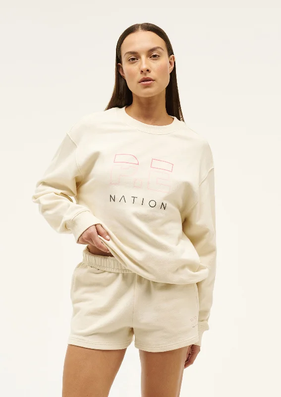 HEADS UP SWEAT IN WHISPER WHITE Sophisticated Women's Tailored