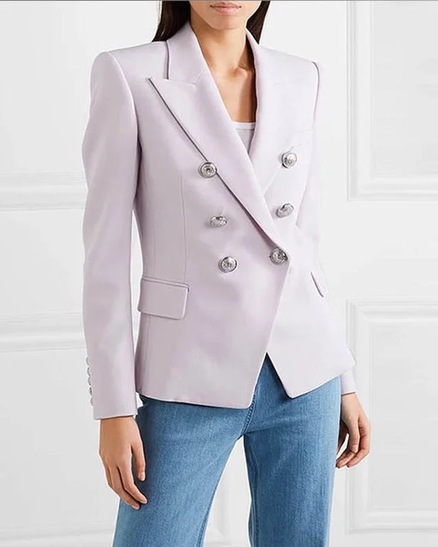 Windsor Blazer Blush Traditional Women's Wool