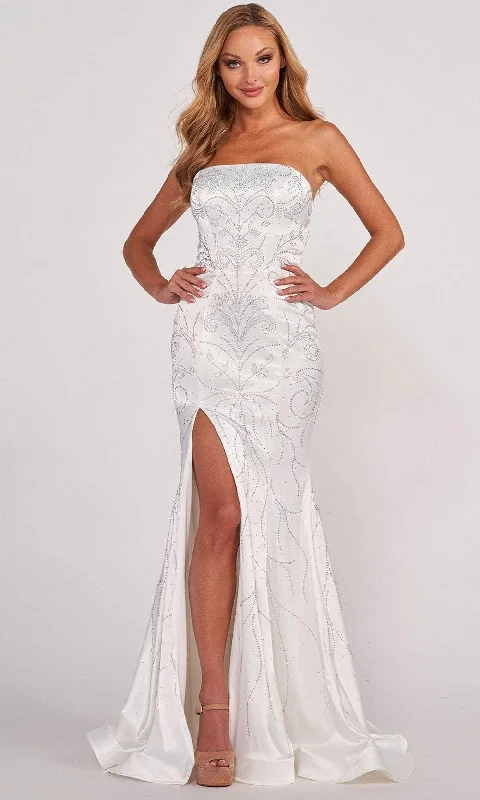 Colette for Mon Cheri CL2045 - Glittering Strapless Prom Gown Gym