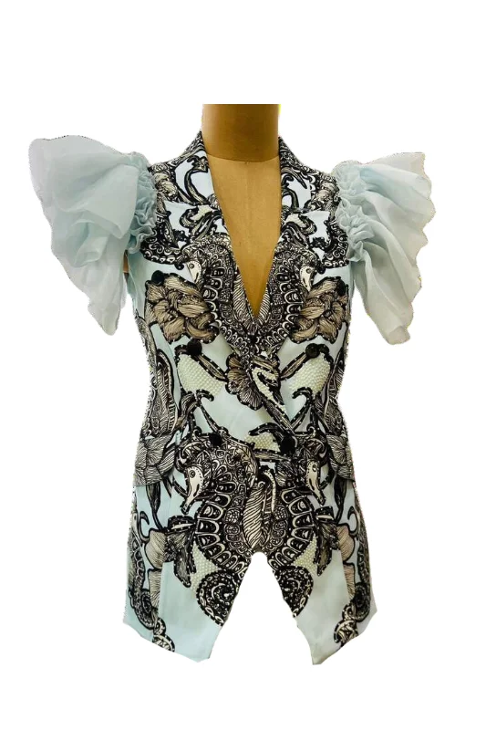 Seahorse Double Breasted Blazer Earthy Women's 