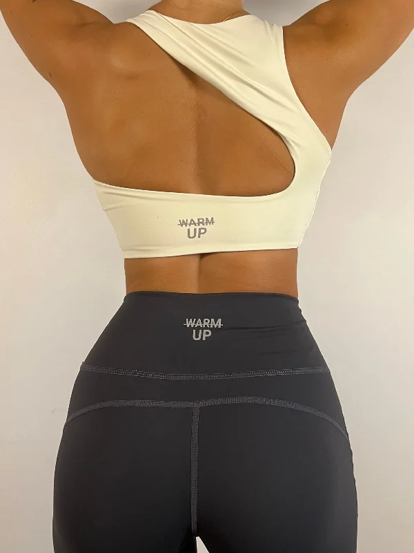Cream white Elevate Crop Scandinavian