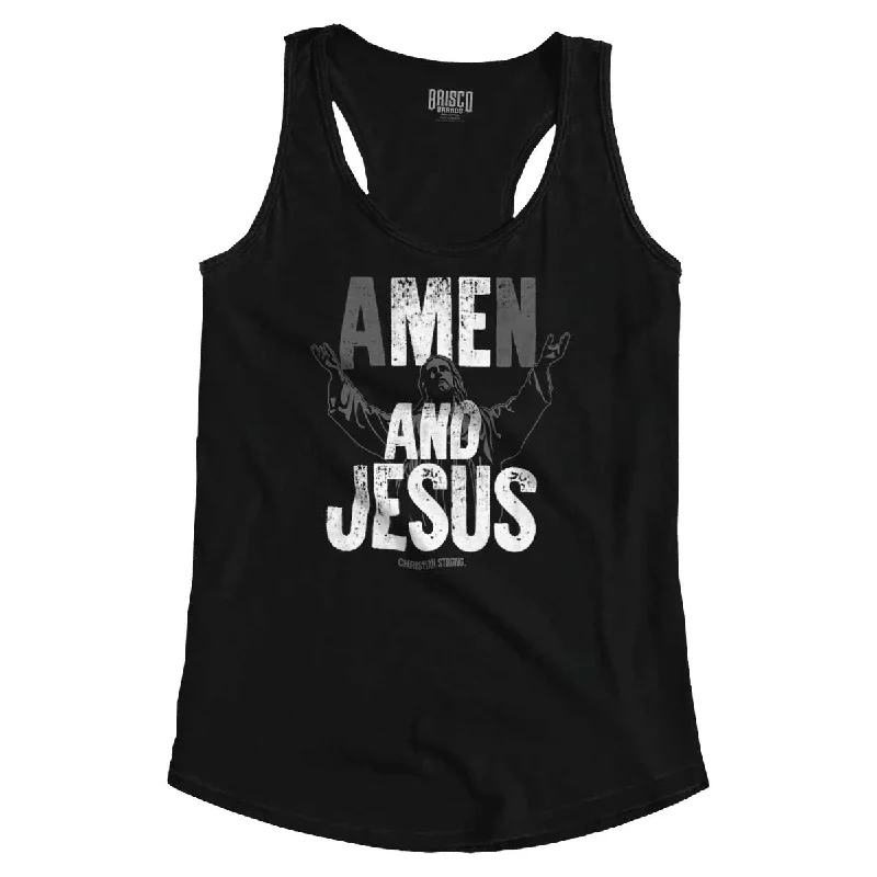 Me and Jesus Racerback