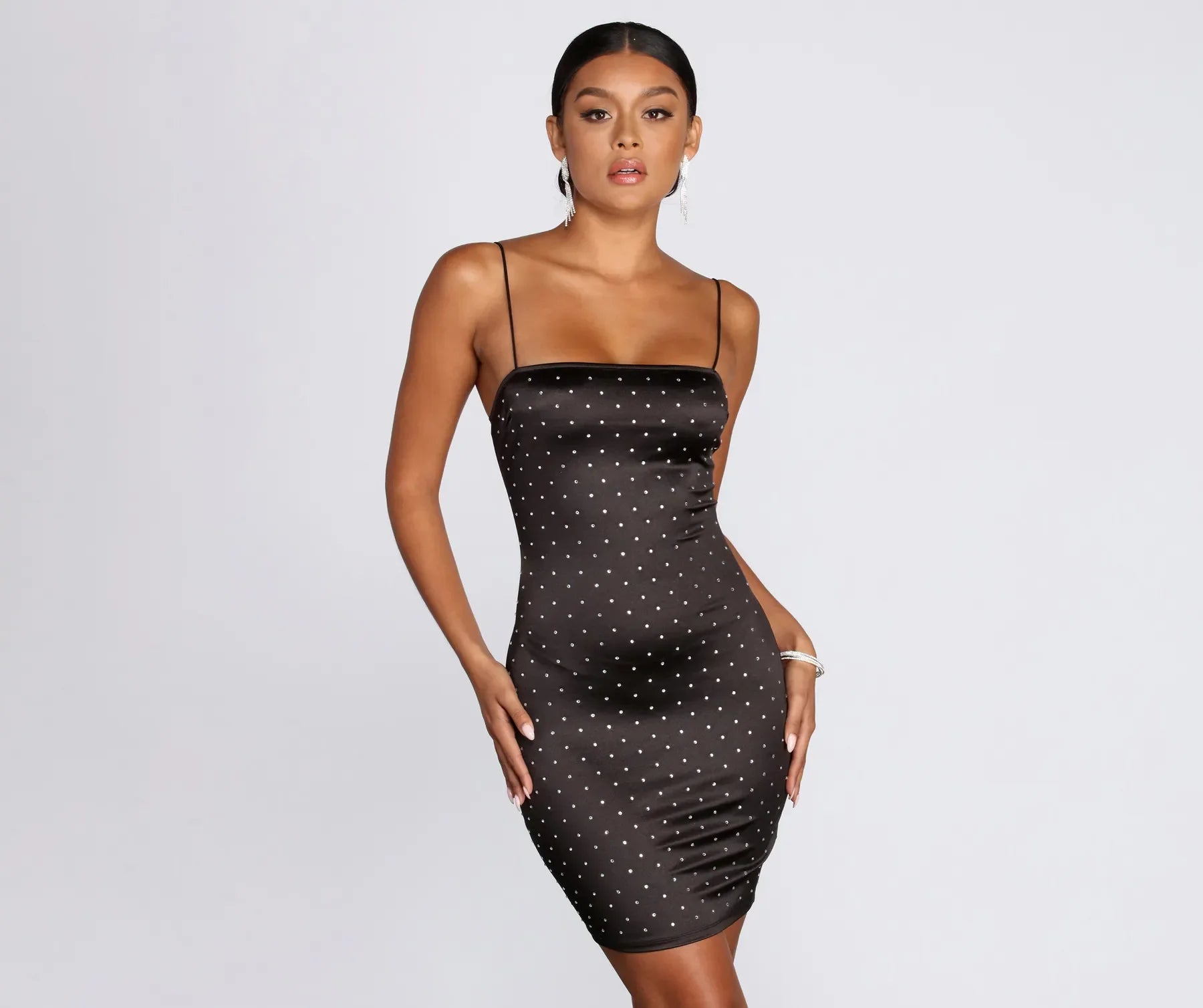 Treat Me Heat Stone Mini Dress Athletic Women's High - 