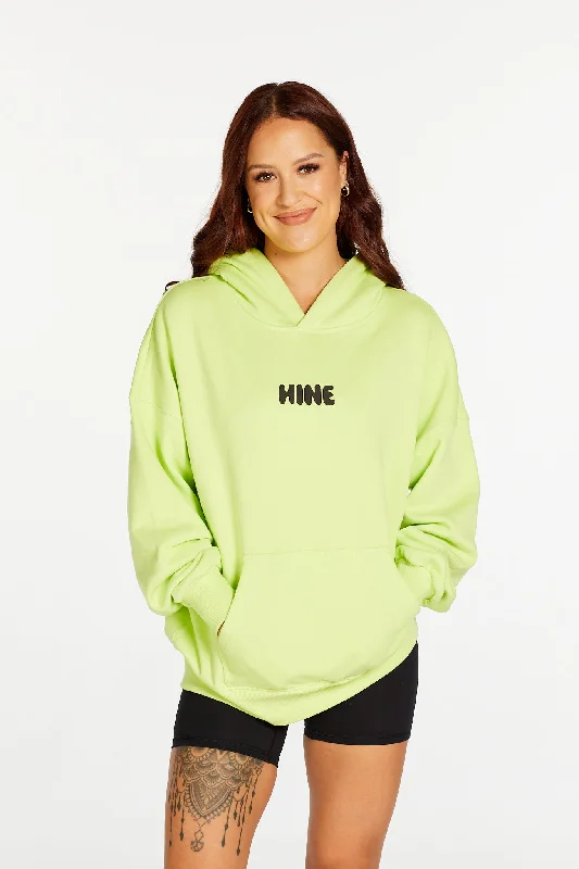 BRIGHTS OVERSIZED HOODIE LIME