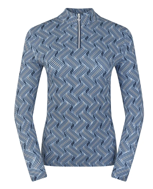 SIZE L - PURE GOLF Arusha Winter Midlayer Top 441 Optical Weave purpose
