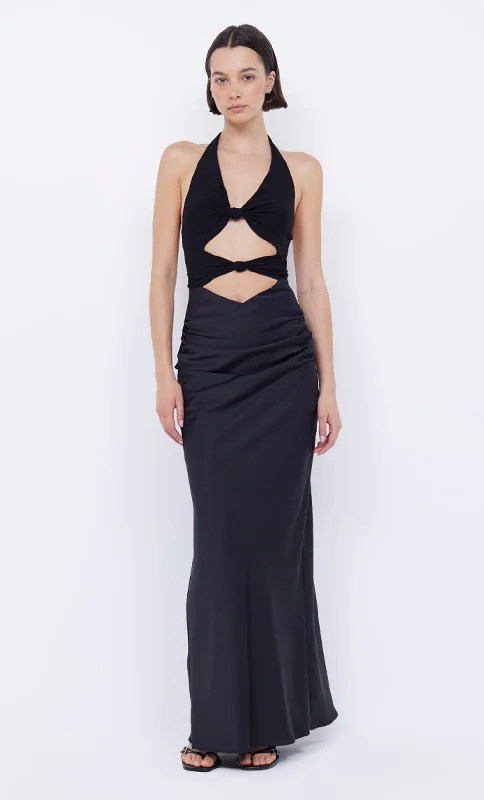 SOLARE HALTER DRESS - BLACK Casual Women's Japanese 