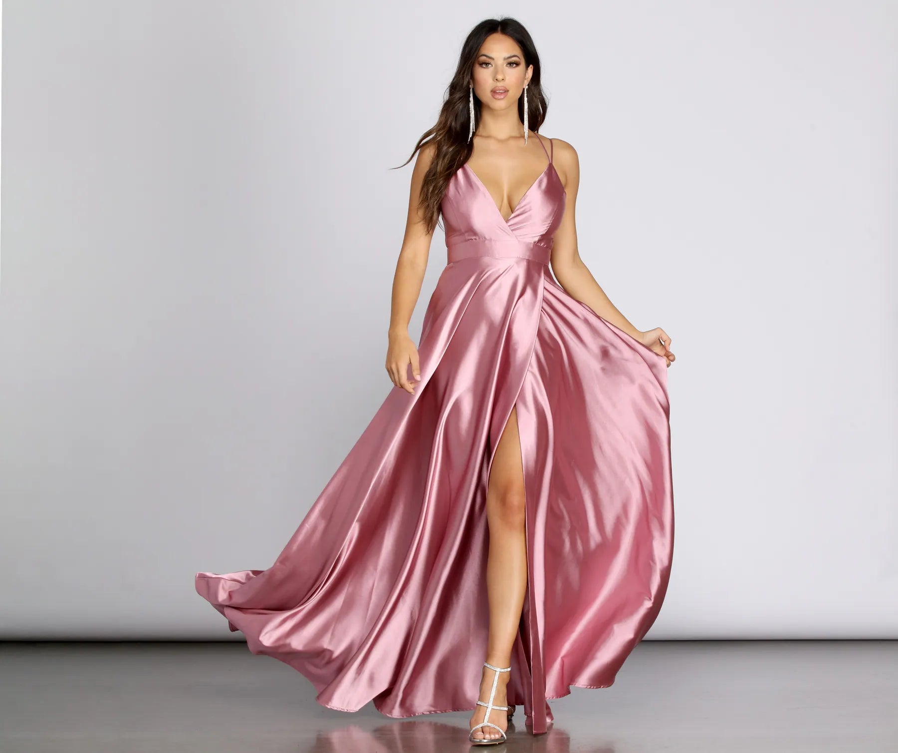 Trinity Satin Formal Gown Adventure