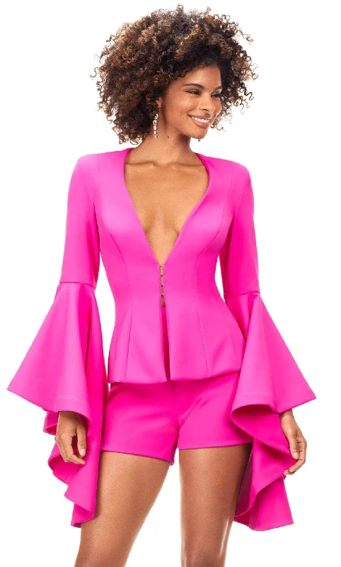 Ashley Lauren 4572 - Two-Piece Long Sleeved Romper Street