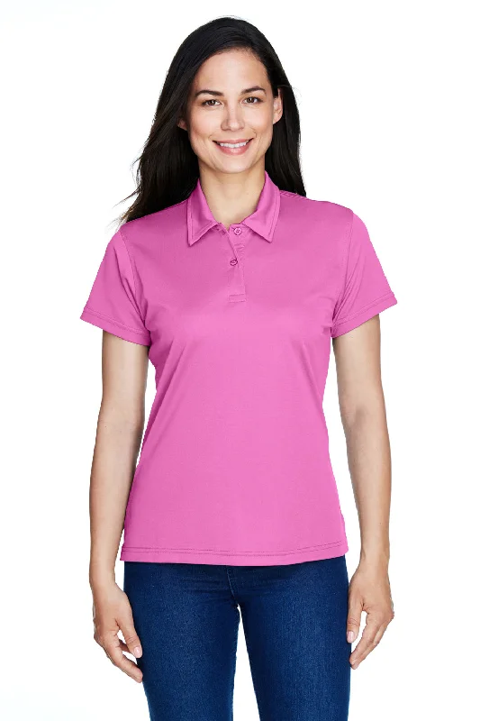 Team 365 Womens Command Performance Moisture Wicking Short Sleeve Polo Shirt - Charity Pink Artistic Women's Hand - painted Team 365 Womens Command Performance Moisture Wicking Short Sleeve Polo Shirt - Charity Pink Artistic Women's Hand - painted