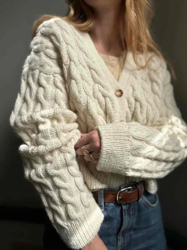 Jacket No 2 by My Favourite Things Knitwear, No 3 + silk mohair yarn kit (excl pattern) Earthy Women's 