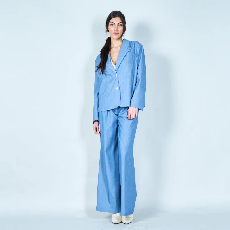 Cropped double-button blazer wholesale Modern Women's 