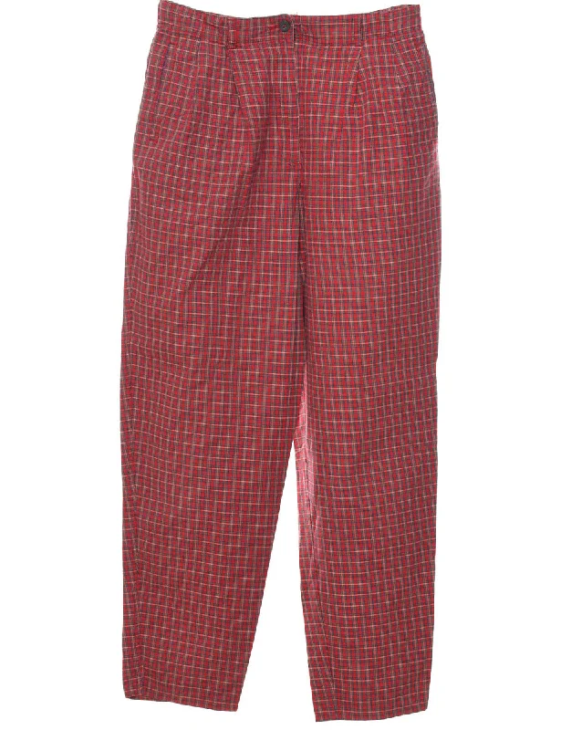 Checked Trousers - W30 L30