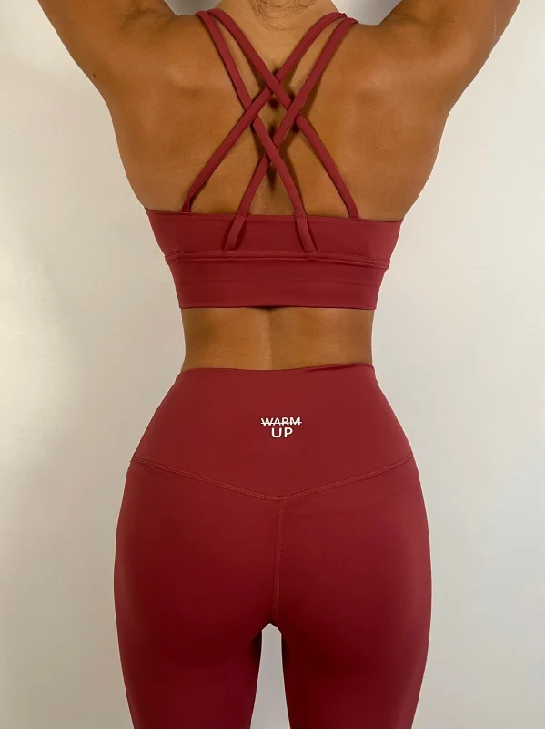 Dark Red Lux bra Modern Women's 
