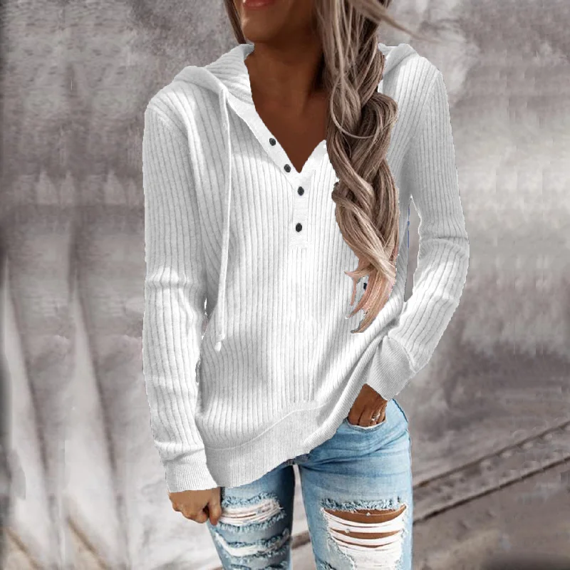 Hooded Knitted Jumpers For Women Wholesale Women Clothing Stylish Women's Tropical 