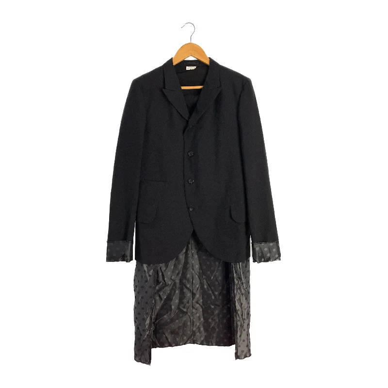 COMME des GARCONS HOMME PLUS/Tailored Jkt/XS/Wool/PM-J006/Black Business