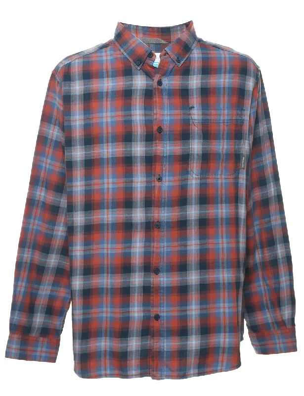 Columbia Checked Shirt - L Geometric