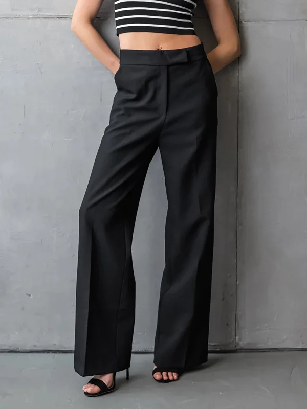 BerryBetty - Utility Straight Leg Pants Dynamic Women's Moto