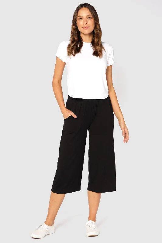 Pocket Culottes - Black Business