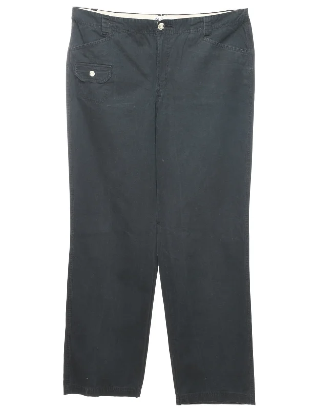 Columbia Black Cargo Trousers - W37 L34 Stylish Women's Neon