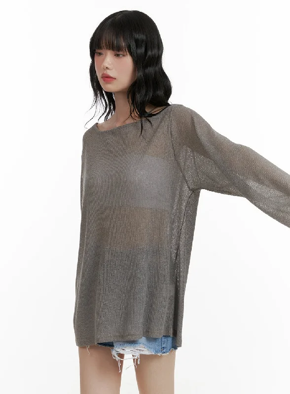 Sheer Bliss Long Sleeve Sweater CU413 Dapper Women's 1920S