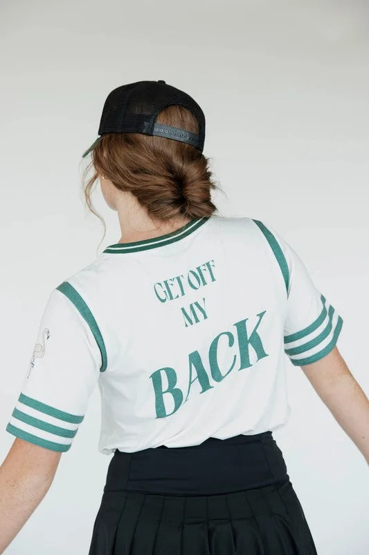 Fore All Get Off My Back! Tee - White Modern Women's 