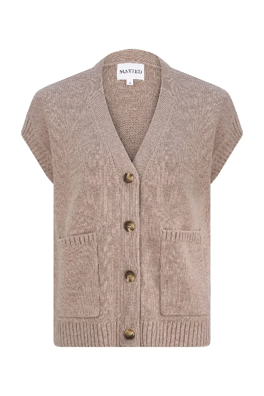 Merino Oat Jenni Vest Preppy Women's College