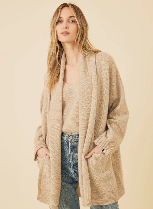 Bixby Cashmere Cardigan - Oatmeal