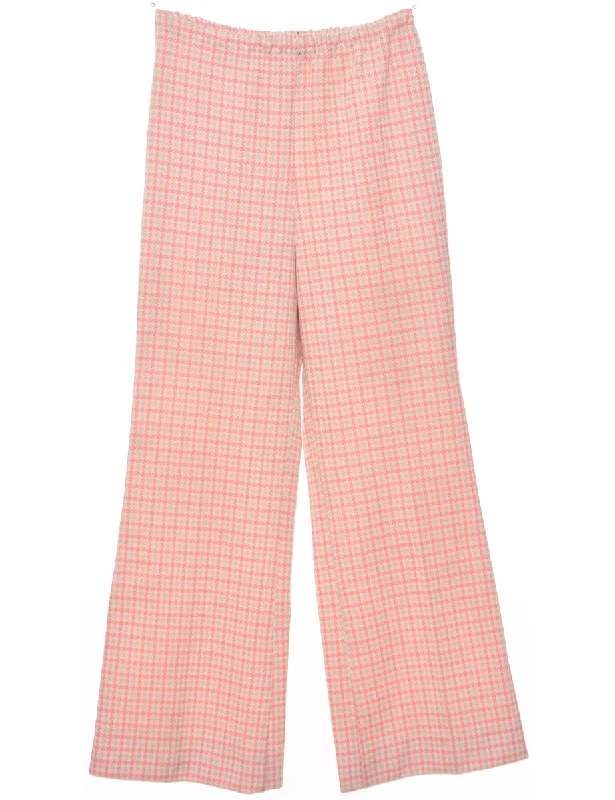 Checked Pattern Trousers - W26 L26