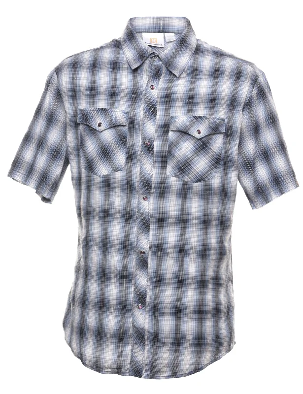 Checked Western Shirt - L Refined Women's 