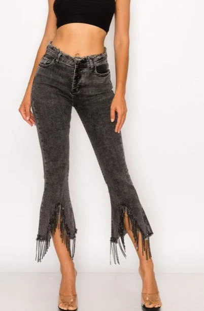 Stampede Fringe Demin Pants